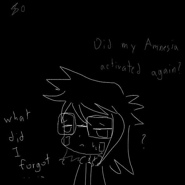 yep amnesia happened randomly - Online Drawing Game Comic Strip Panel by FifaSam