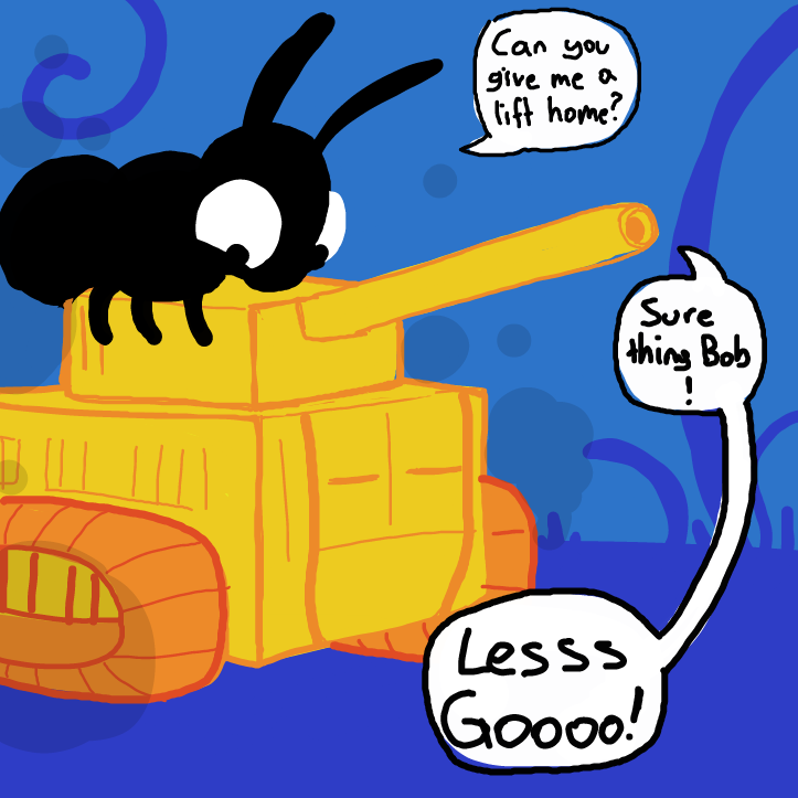 Sorry i don't tank much TuT
 - Online Drawing Game Comic Strip Panel by Sluggishfella