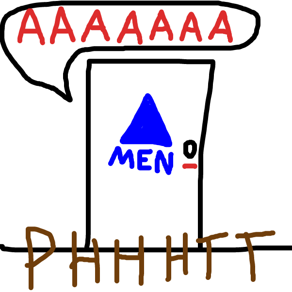 Toilet troubles - Online Drawing Game Comic Strip Panel by Yitsul