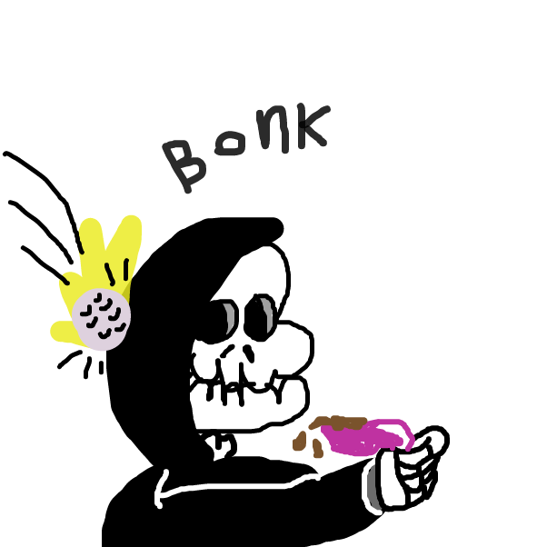 Drawing in Naked Jesus And Rat Crook Play Golf by BananaDoc