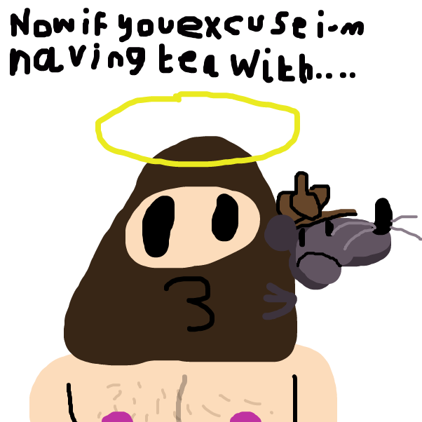 Drawing in Naked Jesus And Rat Crook Play Golf Part 2 by BananaDoc