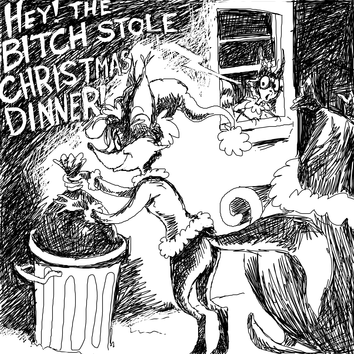 Drawing in Grinch Yourself by TFD