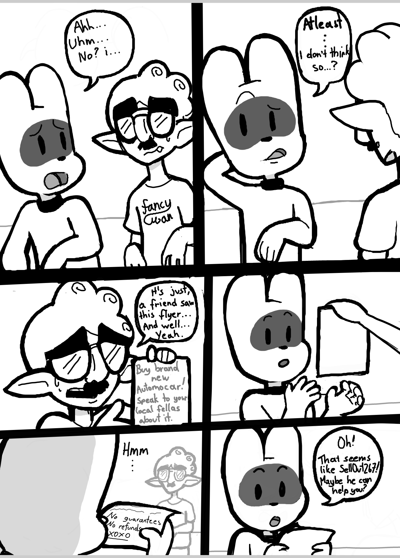  - Online Drawing Game Comic Strip Panel by Sluggishfella