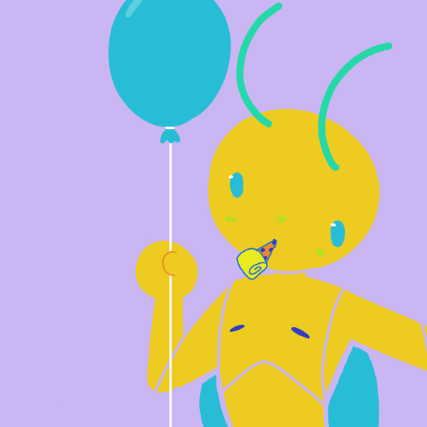 Drawing in BIRTHDAY JAM! by Elle