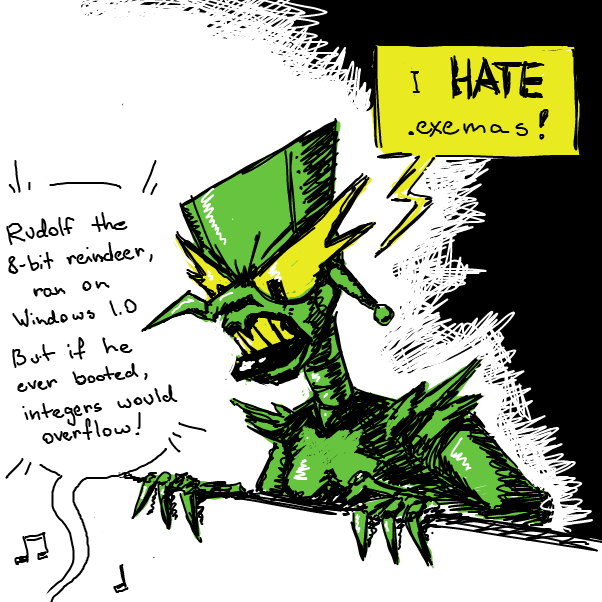 Drawing in Grinch Yourself by Aluminimalism