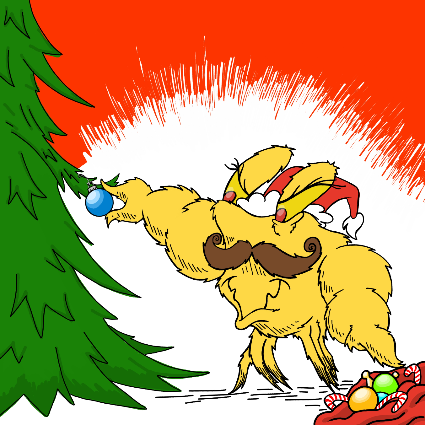 Drawing in Grinch Yourself by Wizard Croissant