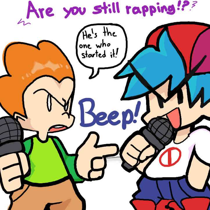 Drawing in Pico got caught by Sluggishfella