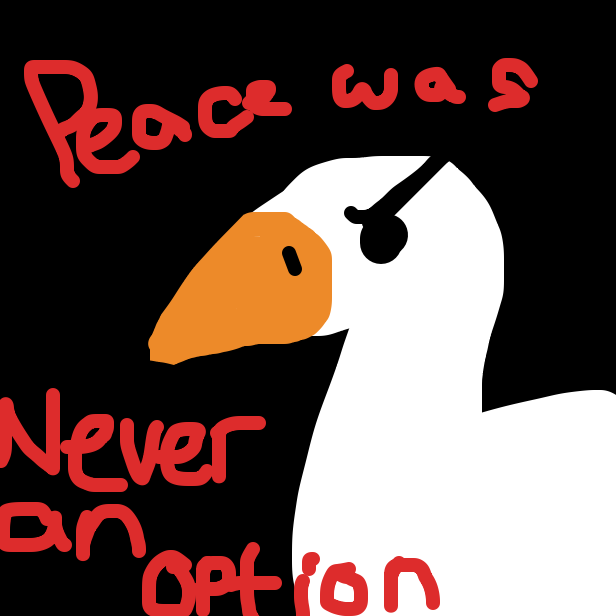 Peace was never an option Dave B) - Online Drawing Game Comic Strip Panel by Echo3125