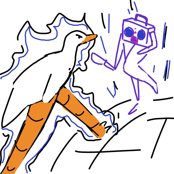 Peace is not an option. It is a choice, Goose. - Online Drawing Game Comic Strip Panel by EcksDee