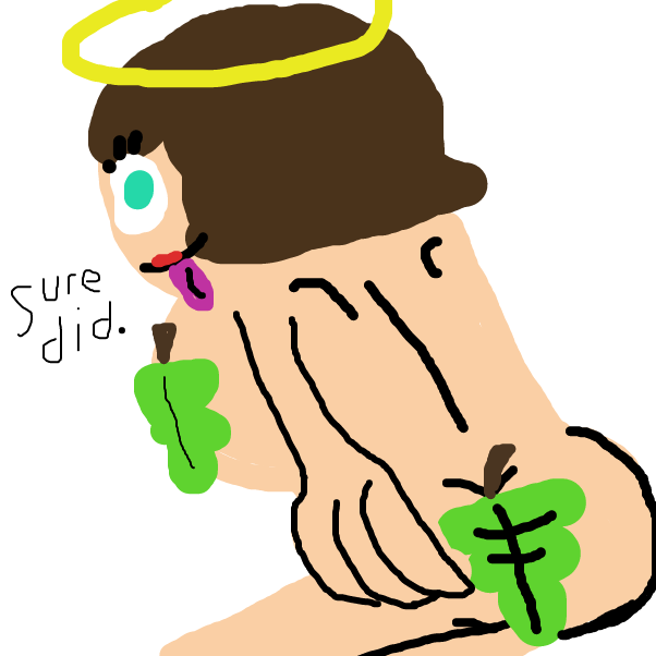 Drawing in Naked Jesette And Perpent by BananaDoc