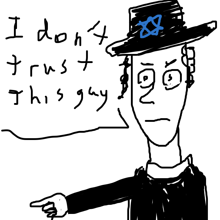 Drawing in Andy’s new toy by Branden