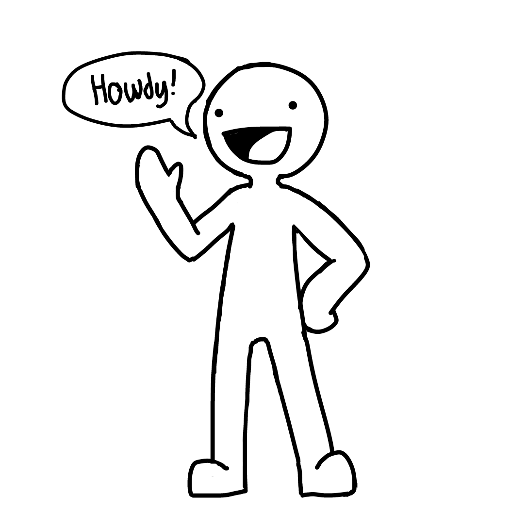 He started out as your everyday generic doodle boy. - Online Drawing Game Comic Strip Panel by SeanTrunks