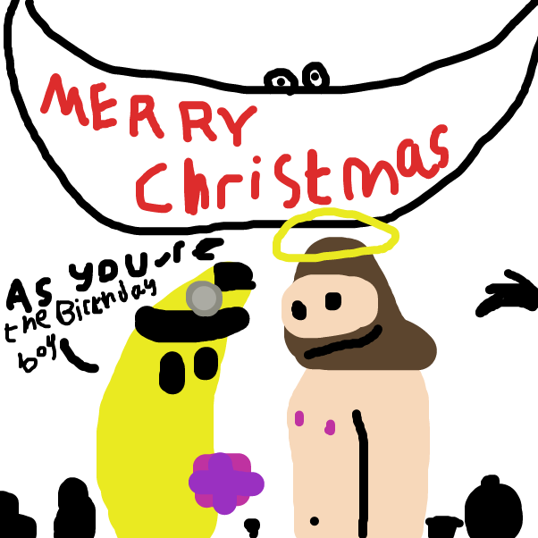 Drawing in A Paneljam Christmas by BananaDoc
