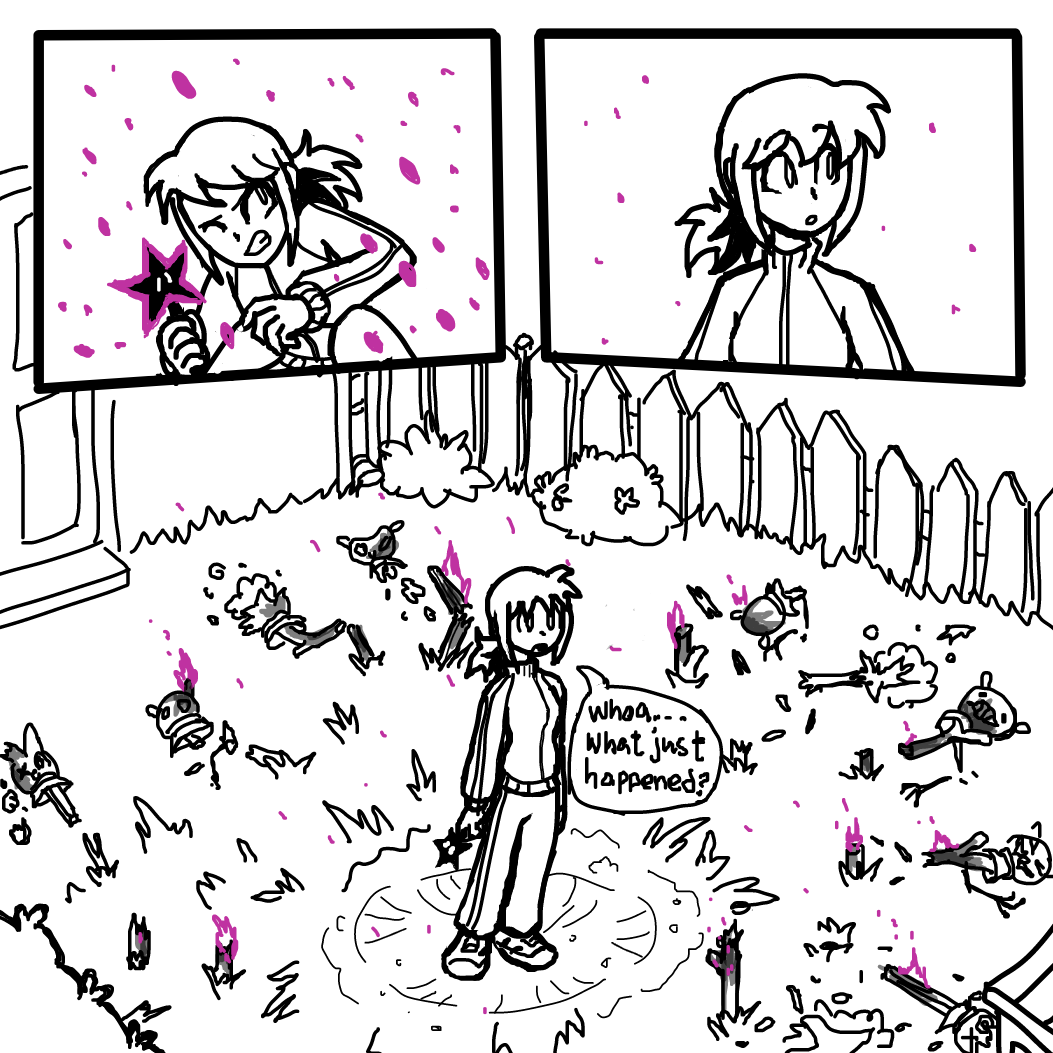  - Online Drawing Game Comic Strip Panel by SeanTrunks