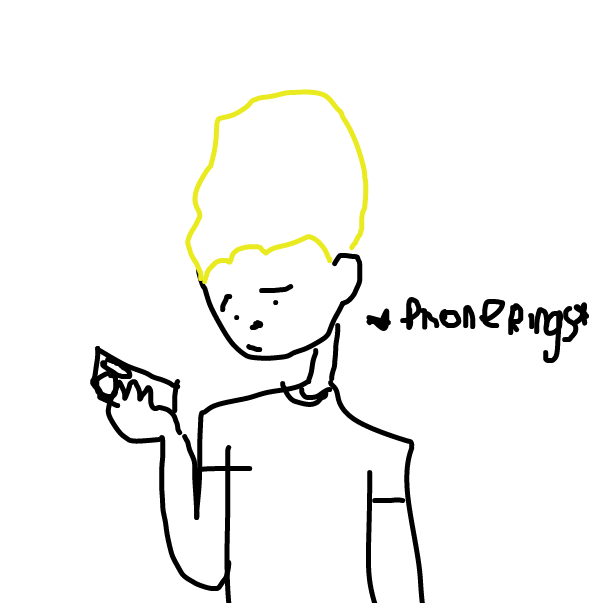phone ring hehe - Online Drawing Game Comic Strip Panel by paxiballs
