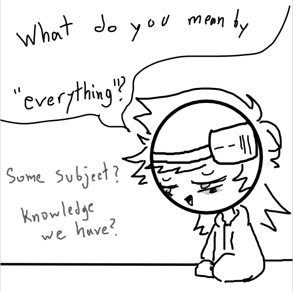 what is " everything" ? - Online Drawing Game Comic Strip Panel by FifaSam