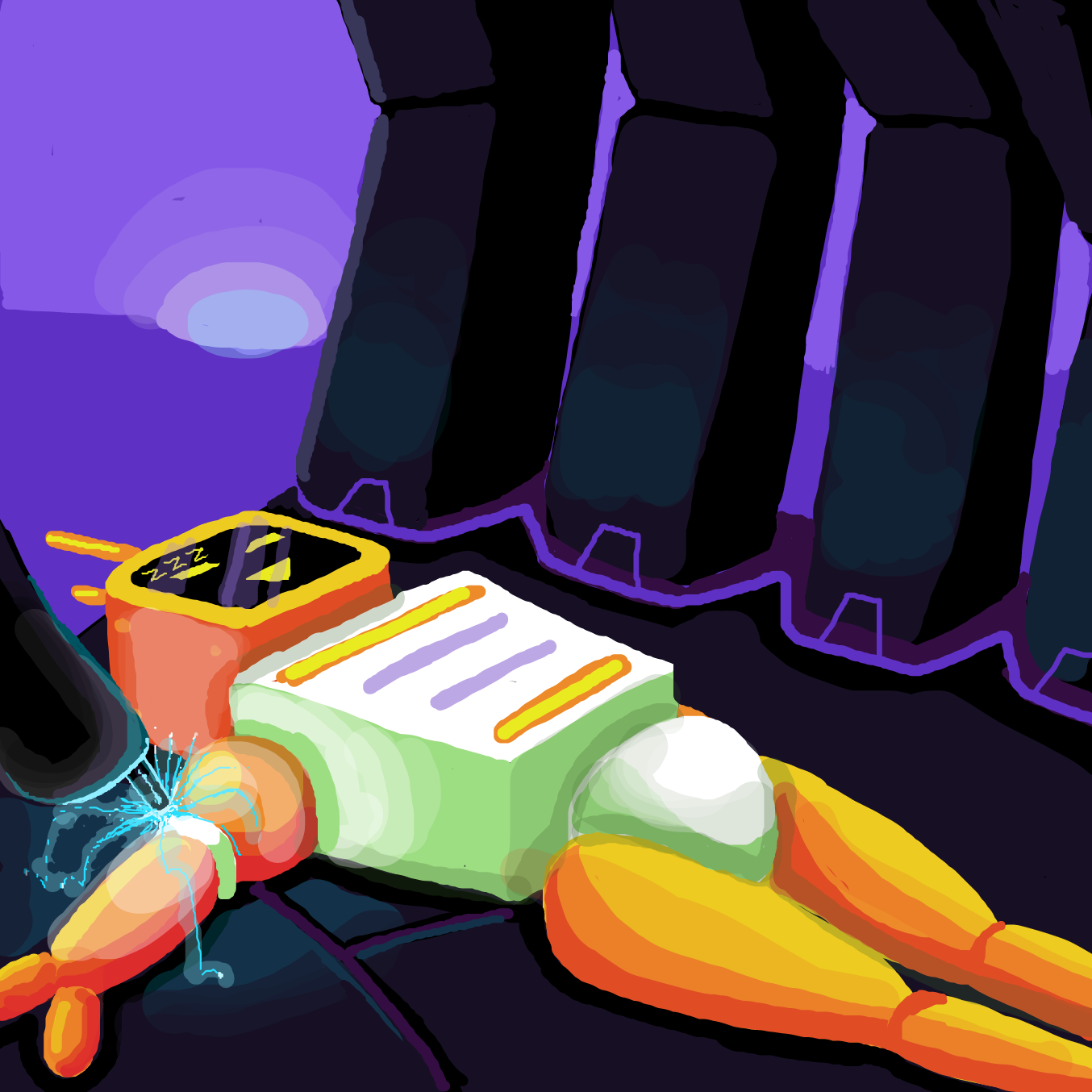  - Online Drawing Game Comic Strip Panel by TFD