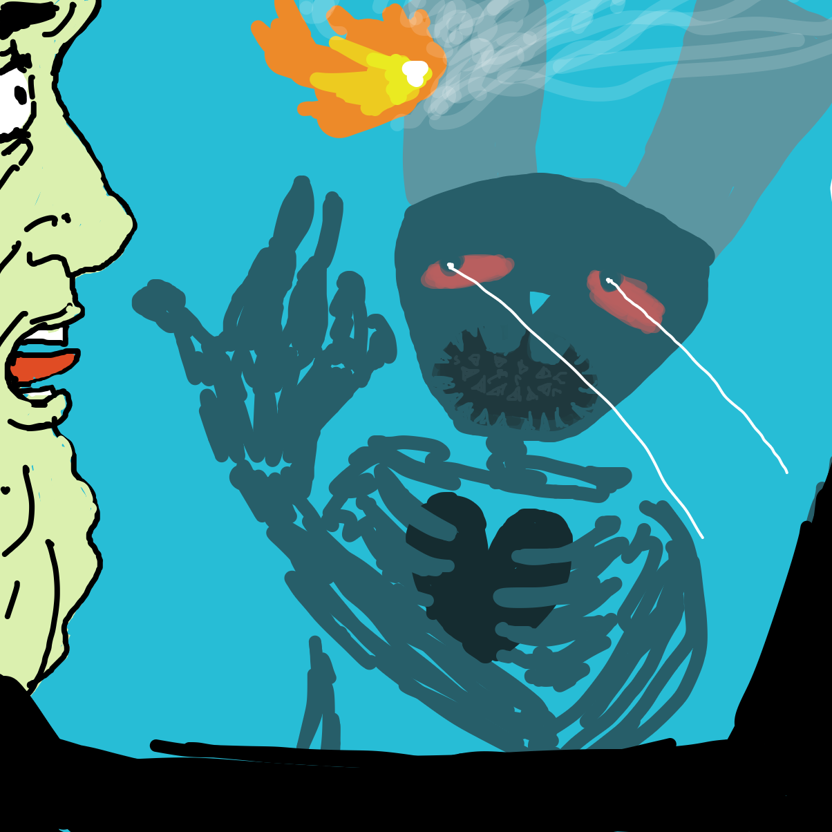  - Online Drawing Game Comic Strip Panel by guttskrieg