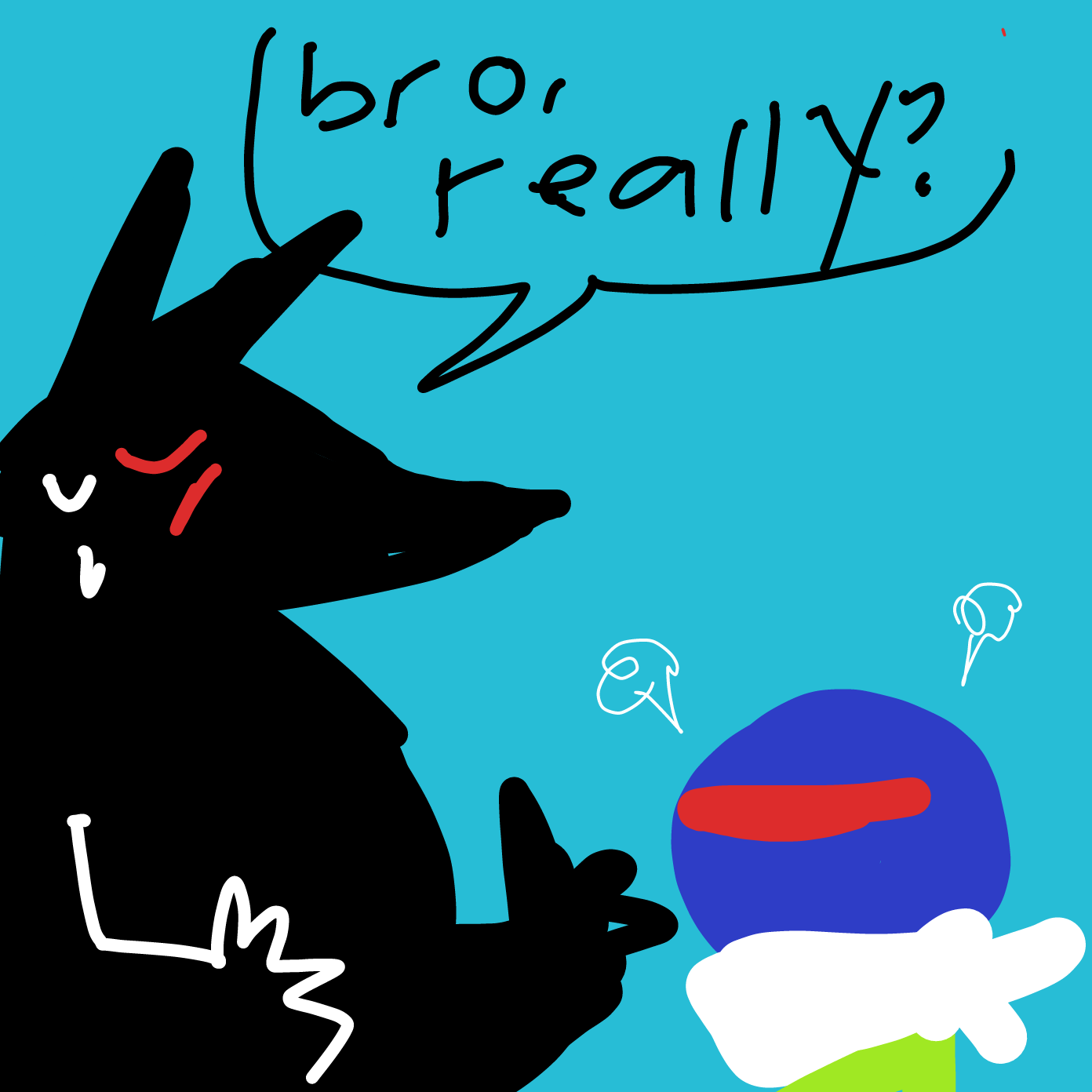  - Online Drawing Game Comic Strip Panel by Chumky