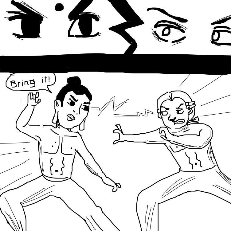 Drawing in Grab a fight!! by MyNameJEFFeee