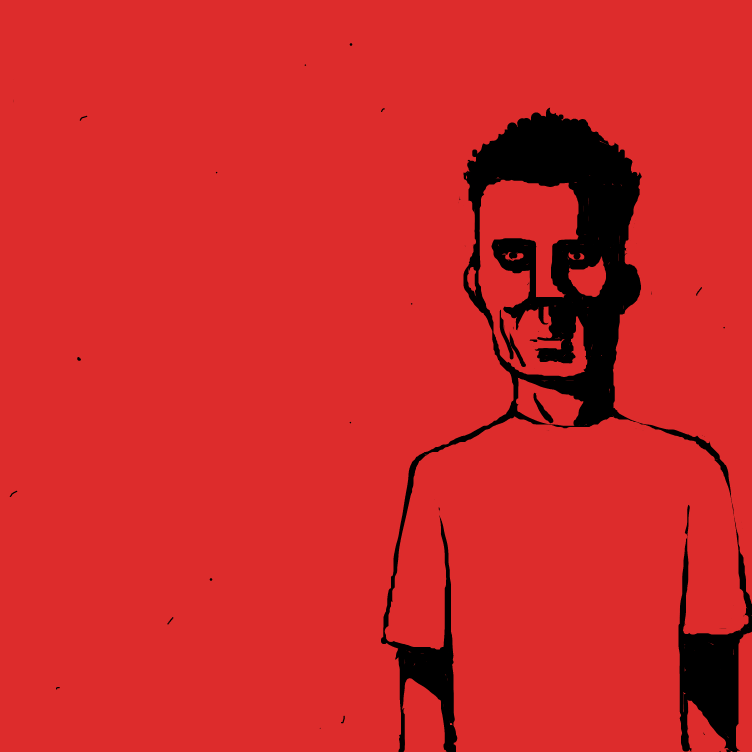 Drawing in The Creepy Man by nooz