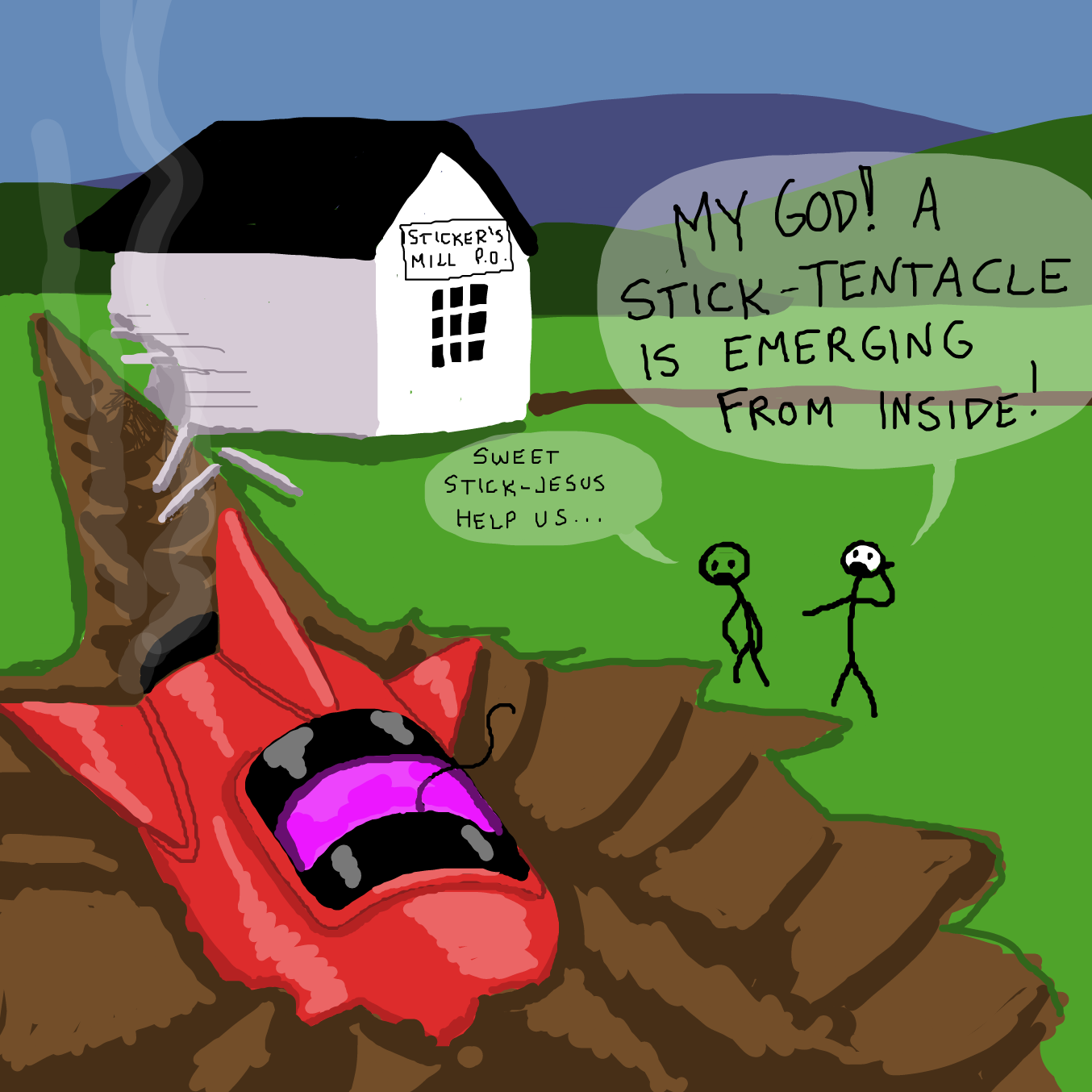  - Online Drawing Game Comic Strip Panel by TFD