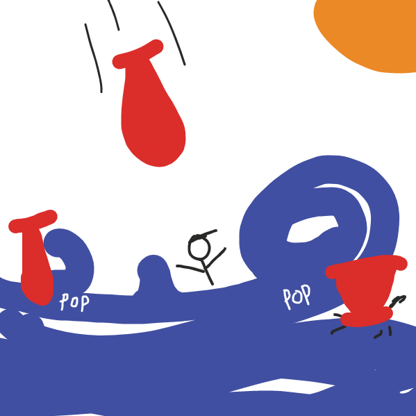  - Online Drawing Game Comic Strip Panel by Zipperino