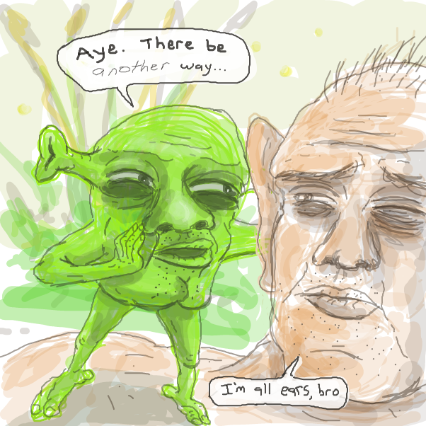 Drawing in Glasses by Gorph