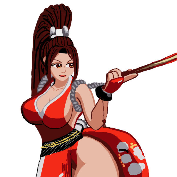 Mai Shiranui (KOF XV) - Online Drawing Game Comic Strip Panel by locoluis