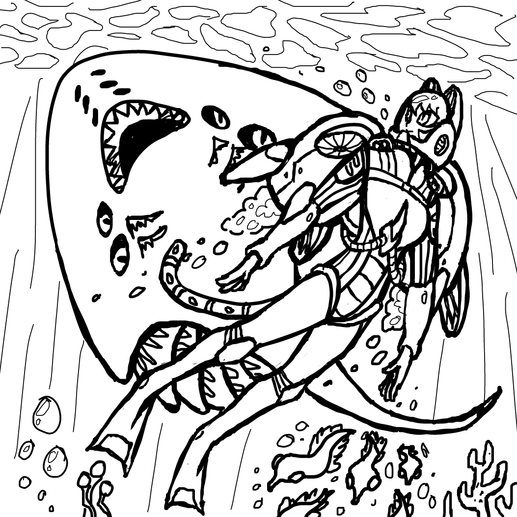  - Online Drawing Game Comic Strip Panel by SeanTrunks