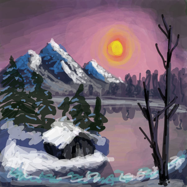 Winter Frost Season 10 Episode 12 - Online Drawing Game Comic Strip Panel by Peyocay