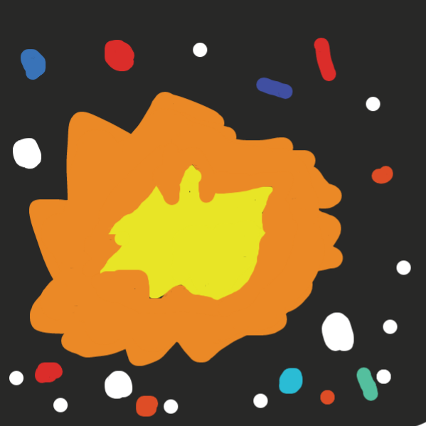 oops my bad - Online Drawing Game Comic Strip Panel by luckyloomagu