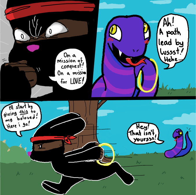  - Online Drawing Game Comic Strip Panel by Sluggishfella