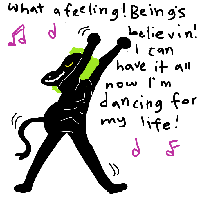 Drawing in gggg by Mozart