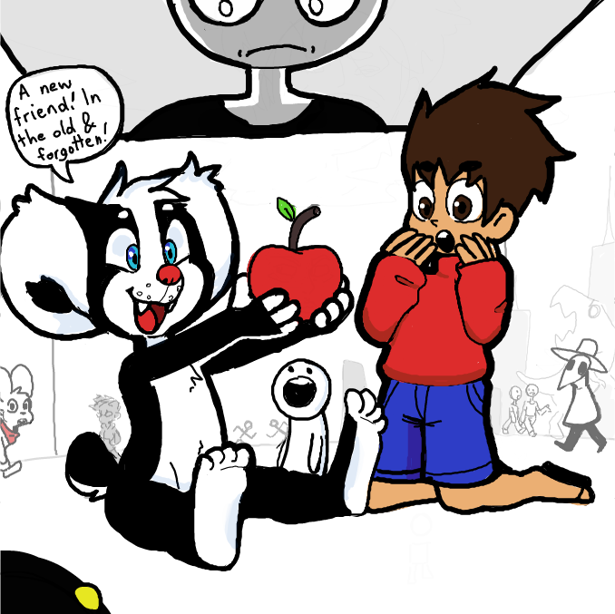  - Online Drawing Game Comic Strip Panel by Sluggishfella