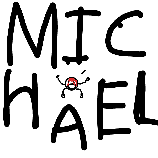 Drawing in MICHAEL DONT LEAVE ME HERE  by Pojen