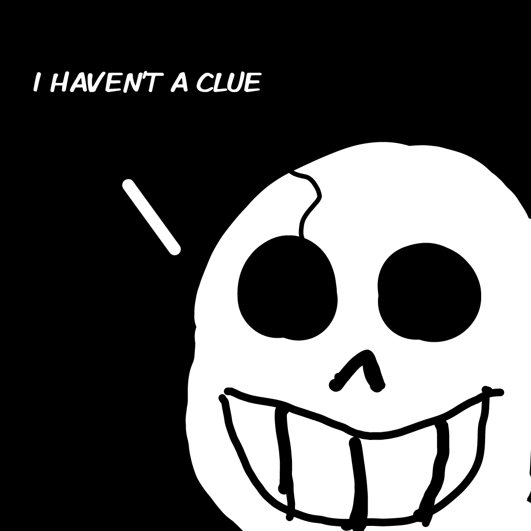 I've never played Undertale and am totally at a loss here.  - Online Drawing Game Comic Strip Panel by Emjaypatrick