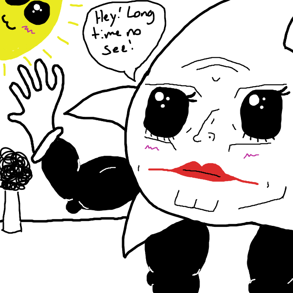 Sonic's old friend Ristar is happy to greet his old pal back! - Online Drawing Game Comic Strip Panel by PenutsonFire