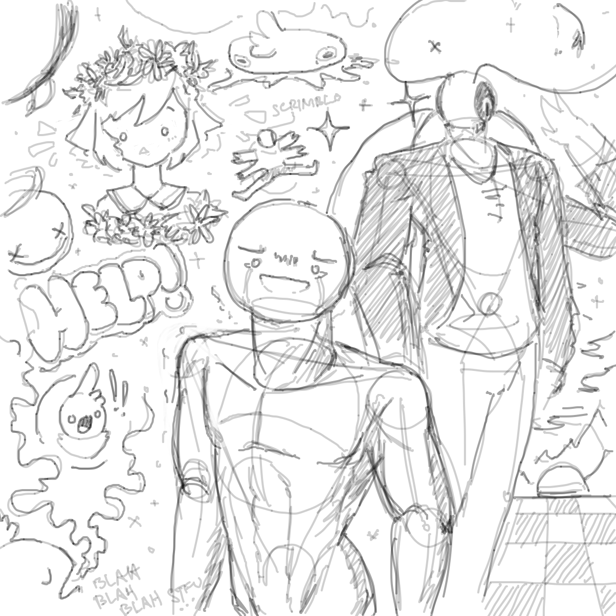  - Online Drawing Game Comic Strip Panel by wurmss