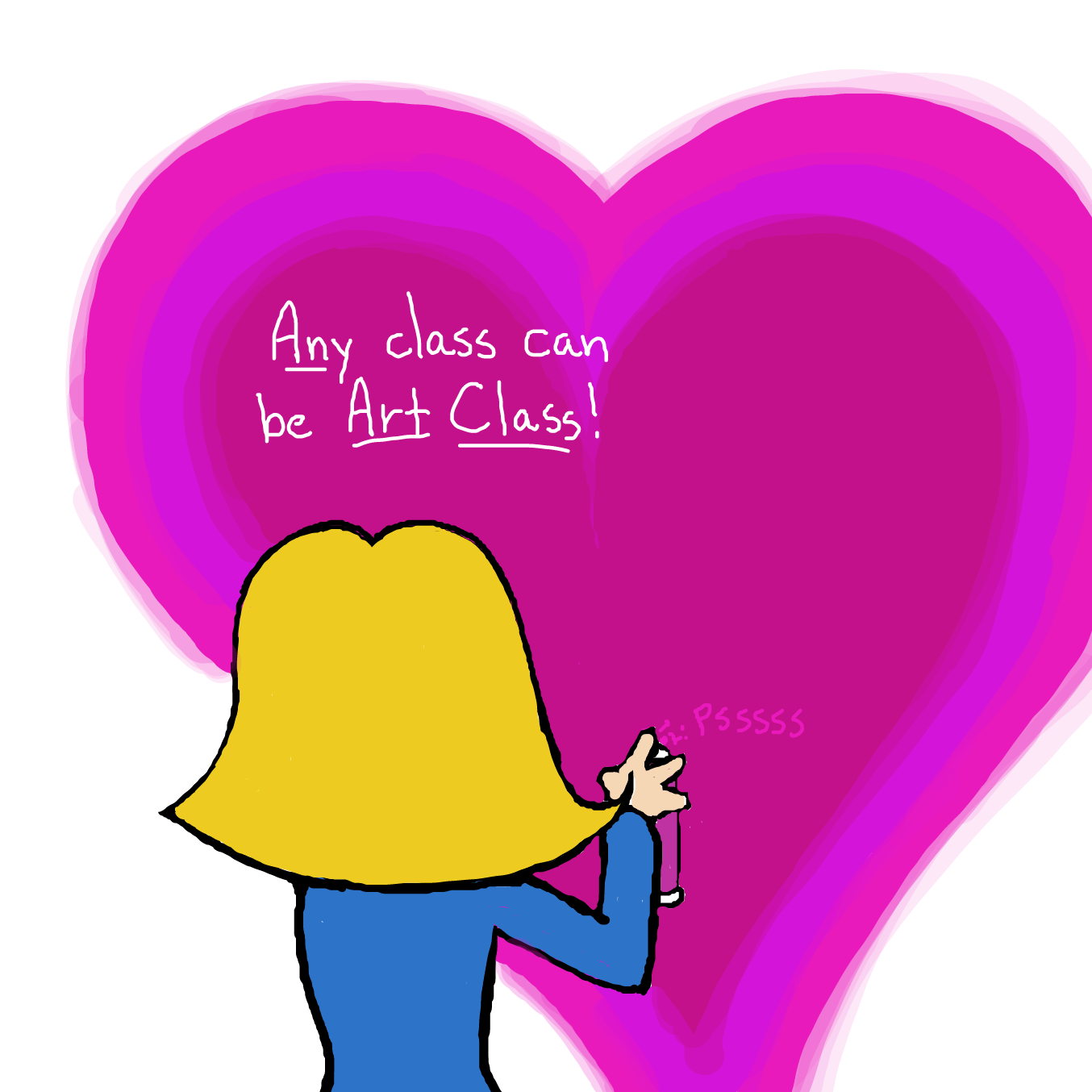 Drawing in Malithi's Class by TFD