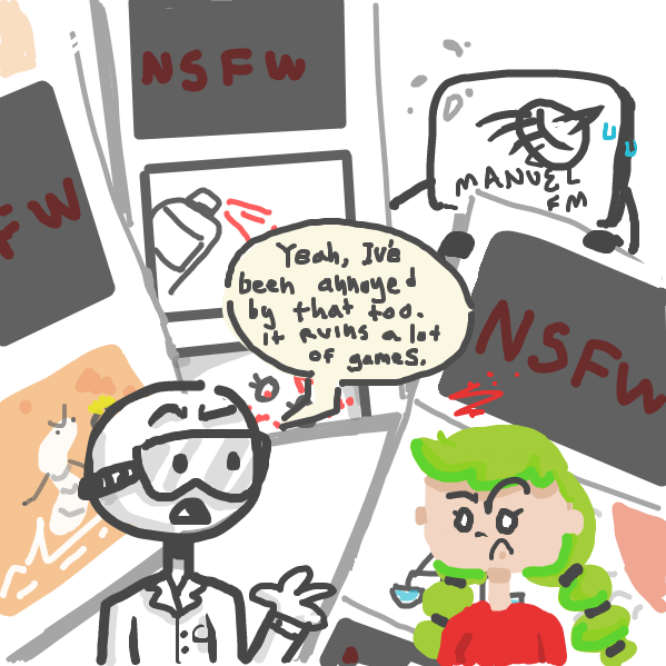 Drawing in NSFW Spam?  by DewyBob12