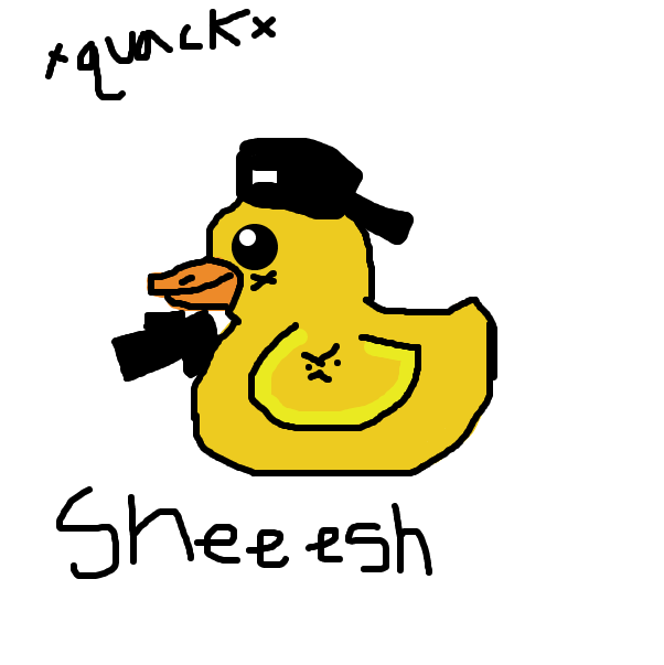 Drawing in duck by jin