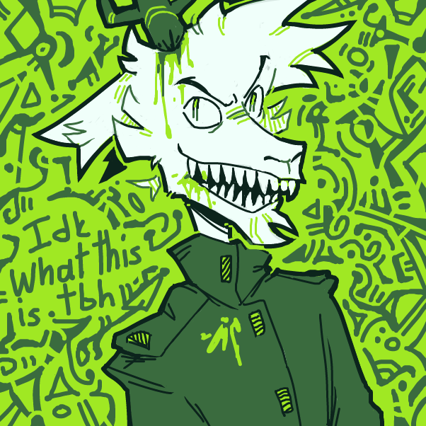 Drawing in fursona :p by Peler