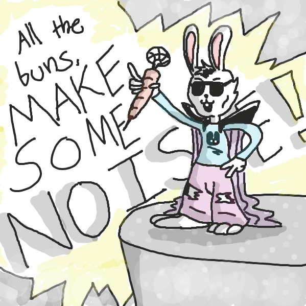 It's time to party like a bunny! - Online Drawing Game Comic Strip Panel by xavvypls
