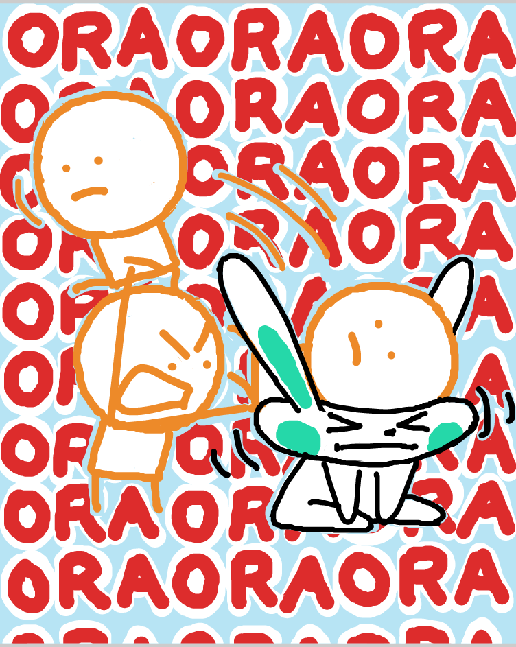 Drawing in What if the above user's OCS meets your OC. by nooz