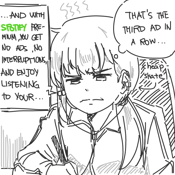 Drawing in Angry for the Music by flxsemi