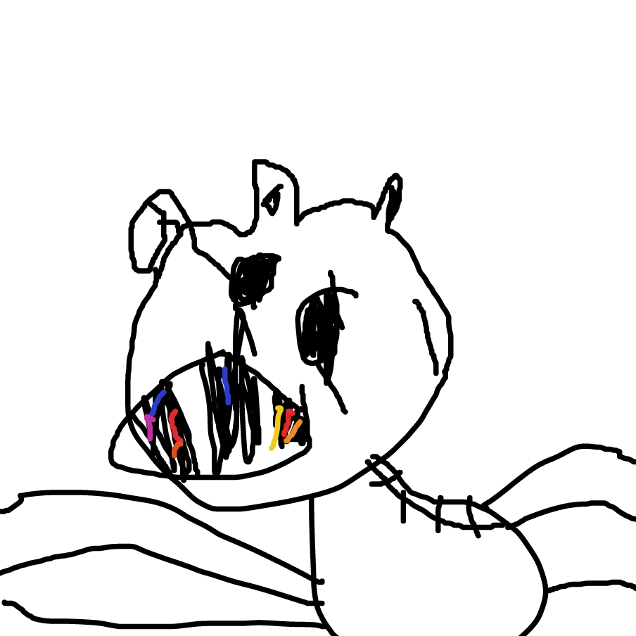 Drawing in Draw a Your Mind Horse by amongus