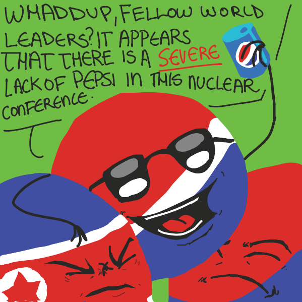 Drawing in nuclear talks  by The Burned Man