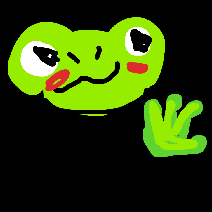 Drawing in Frog by Raven 