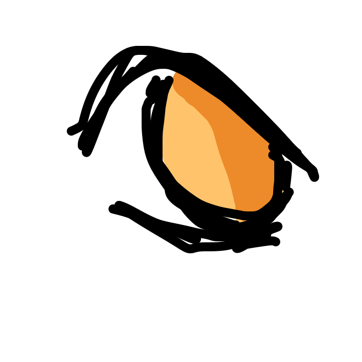 Drawing in The eye by Raven 